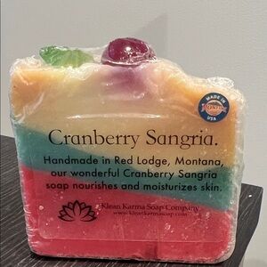 Cranberry Sangria Handmade Soap